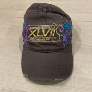 Super Bowl XLVII New Orleans cap - distressed style bill - by Otto collection